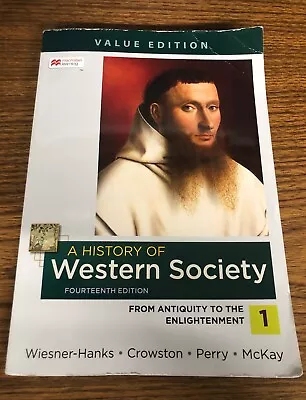 A History Of Western Society Value And 14th Edition Volume 1 - Paperback • $80