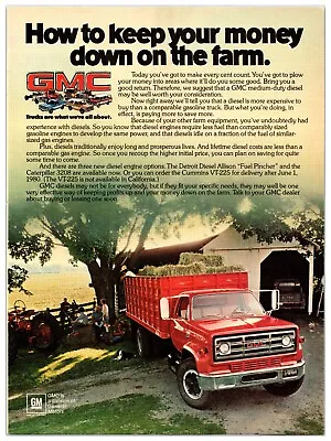 Vintage 1980 GMC Medium Duty Trucks - Original Print Ad (8x11)  - Advertisement • $4.80