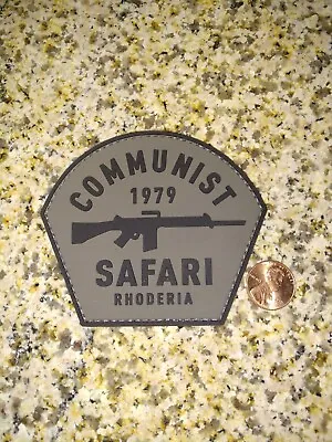 Communist Safari Patch   RHODERIA   FN FAL Shot Show 2022 Misprints • $8