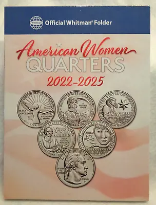 Whitman American Women Quarters Coin Folder 2022-2025 Album Book  • $10.45
