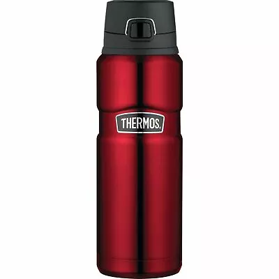$44.95 • Buy THERMOS Stainless King Vacuum Insulated 24oz 710ml Leak-Proof Drink Bottle Red!