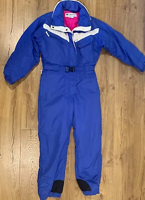 Columbia Women’s One Piece Ski Suit Snow Suit Vintage Retro 80’s/90’s Medium • $100