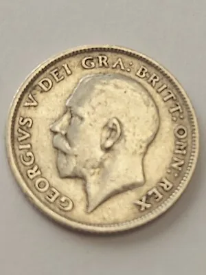 £8 • Buy 1916 George V Silver Sixpence Coin