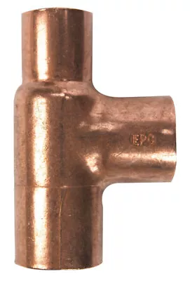 Mueller Streamline W 64055 Lead Free Copper Tee 1 X 3/4 X 1 Sweat Dia. In. • $13.96