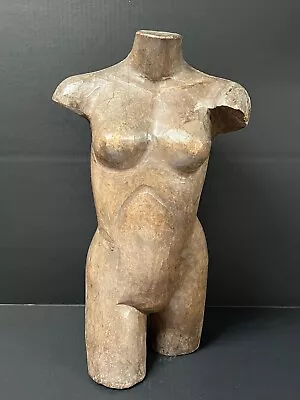 Large Vintage Male Mannequin Papermache Mold - Torso H#28 • $750