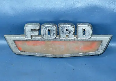 Vtg 1961-1967 Ford Truck Fender Hood Side Emblem Badge Trim Script C3TB-16a652-b • $45