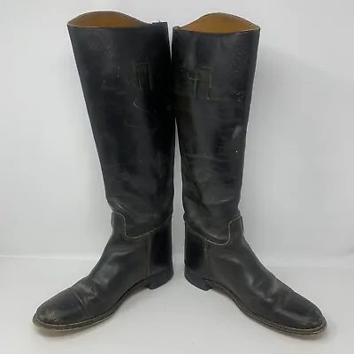 Marlborough England Womens Boots Equestrian Riding Kneehigh Leather Size US 7.5 • $65