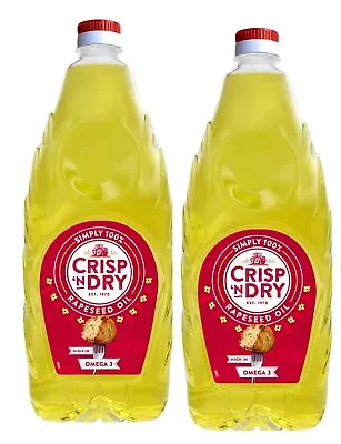 2 X Crisp N Dry Vegetable Oil 2 Litre • £22.93