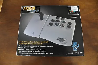 BOX ONLY! 1997 Asciiware Arcade Stick Sony Playstation 1 PS1 Joystick Controller • $10