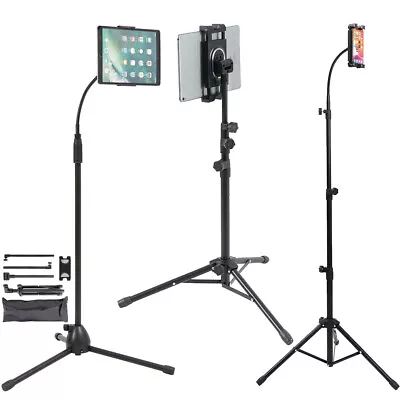 £14.98 • Buy 360° Universal Adjustable Floor Mount Stand Tripod Holder IPad//Phone 4.7 -12.9 