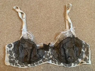 Mimi Holliday By Damaris Leopard Print Comfort Non Padded Bra 34C • $18.94