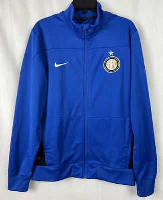 $67.98 • Buy Nike Inter Milan Mens Jacket Size Large Dri-Fit Football Soccer Track Blue A25