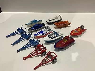 Matchbox Die-cast 1:64 Boat / Boat Trailer Job Lot (G36) • £5.99