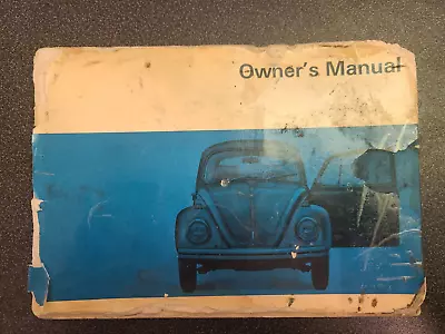 Volkswagen Owners Manual 1969 Models Vintage Beetle Bug Paperwork • $30