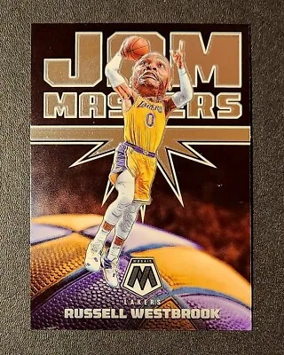 2021-22 Panini Mosaic Basketball - RUSSELL WESTBROOK #8  Jam Masters  LA Lakers • $1.69