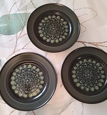 MIKASA MAJORCA INTAGLIO 3 Piece Plates Setting Japan Danish Modern Vintage 1970s • $15.99