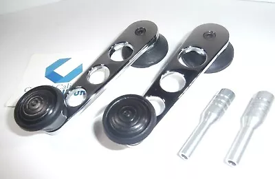 $18.65 • Buy Chrome Billet Window Cranks And Door Lock Pull Kit Vw Super Beetle 1971-1979