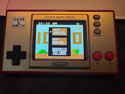 Nintendo Game And Watch: Super Mario Bros. Handheld Color Screen NES MARIO • $25.90