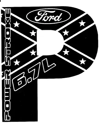 For Ford Power Stroke Diesel 6.7 Vinyl Decal Window Sticker Choose Size & Color • $6.95
