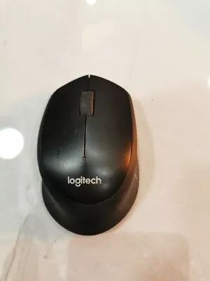 Read Below-Logitech M330 Silent Plus- Black Mouse- NO DONGLE - LEFT BUTTON Click • £7.99