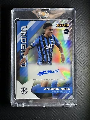 2022-23 Antonio Nusa Topps Merlin Under 21 U-21 Auto Refractor /100 - Sharp • $399