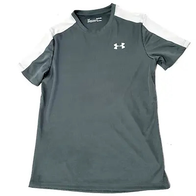 Under Armour Men T-Shirt Size Small To Medium Heat Gear Crew Neck Grey • $29.90