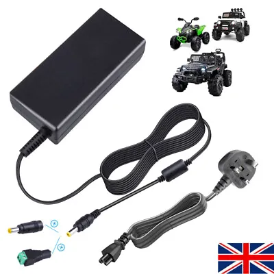 12V 5A Ride On Kids Car Battery Charger Electric Toys Motorcycle Power Cable • £11.49