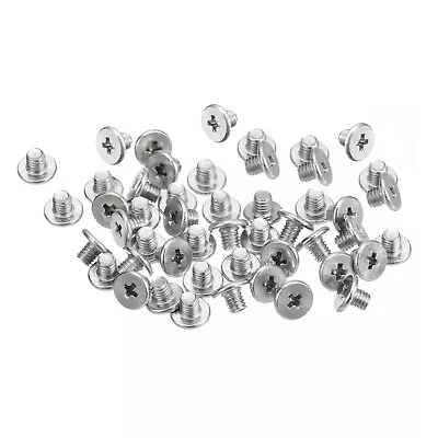 M3-0.5 X 3mm 100Pcs Metal Flat Round Head Screws Phillips Drive Machine Bolt • $7.31