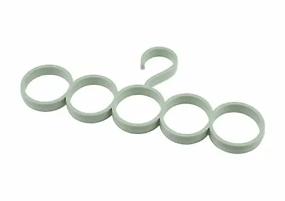 £3.99 • Buy Scarf Holder Ring Rack Hook Hanger Belt Tie Display Plastic Storage Organizer