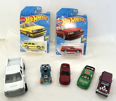 Lot Of 7 HOT WHEELS (2) Volvo 850 Estate Factory Fresh 2/10-43/250 Yellow & Misc • $9.95