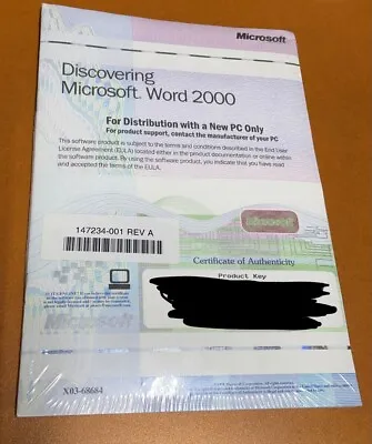 Discovering Microsoft Office 2000 Small Business- New Sealed OEM • $10