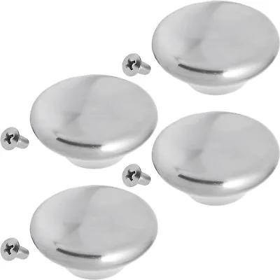 Le Creuset Cooker Oven Pots & Pans Stainless Steel Lid Handle Knobs - Pack Of 4 • £8.99