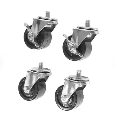 Seville Classics UltraHD 3  Rolling Swivel Wheels (Set Of 4 2 Locking) • $65.98