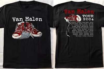 Van Halen White Red Shoes Tour 2004 T-Shirt Gift Fans Rock Music S-5XL • $26.79