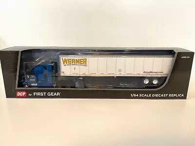 Werner Enterprises Cascadia Tractor & Wabash Trailer DCP First Gear  #60-1431 • $138