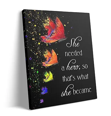Butterfly Wall Decor Colorful Canvas Wall Art Gifts For Women Mom Vintage Decor • $29.99