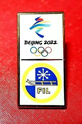 Classic Official Fil Luge Federation 2022 Beijing Olympic Games Venue Pin  • $9.95