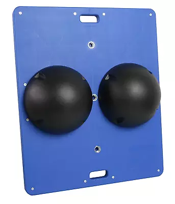 Balance Board Combo 15 X 18 Wobble/Rocker Board - 3 Height - Black • $63.99