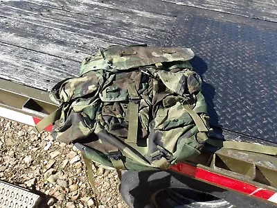 Military Surplus Unicor 1h2p2 Prc Radio Backpack Woodland Pack  No Frame Us Army • $64