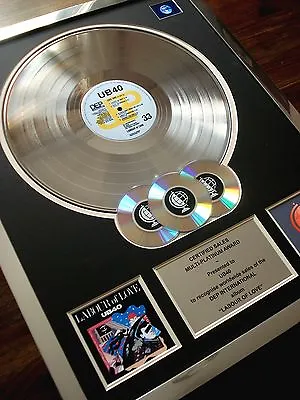 £174.99 • Buy Ub40 Labour Of Love Lp Multi Platinum Disc Record Award Album