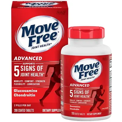 Schiff Move Free Advanced Joint Health Supplement ~ 200 Tablets • $37.88