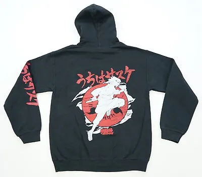 Rare VTG SHONEN JUMP Naruto Shippuden Sasuke Uchiha Hoodie Sweatshirt 2000s SZ S • $19.99