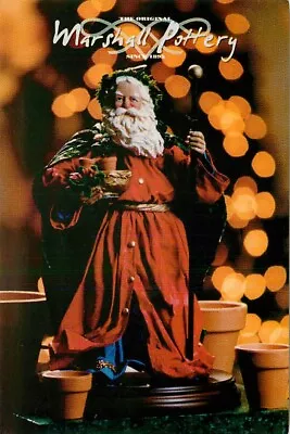 Postcard Father Christmas Marshall Pottery Marshall Texas TX • $4.95