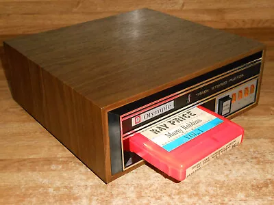 Olympic 8 Track Stereo Tape Player Td-20 Great Condition! Works W/ Issues! As Is • $74.95