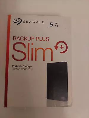 Seagate 5TB Backup Plus Slim External Hard Drive • £111.50