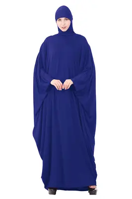 £21.06 • Buy One Piece Prayer Dress Muslim Abaya Women Islamic Jilbab Khimar Kaftan Robe Arab