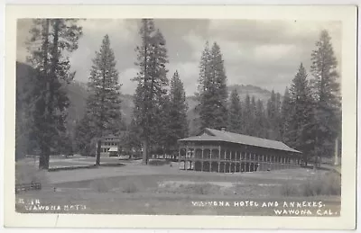 1919 Yosemite California - REAL PHOTO Wawona Hotel & Annex - Mariposa County • $15