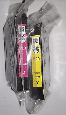 EPSON #220 Magenta + Yellow Unused Ink Cartridges • $9.99