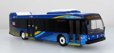 New! Nova LFSD Transit Bus MTA NYC Transit New York 1/87 Scale Iconic Replicas • $49.95