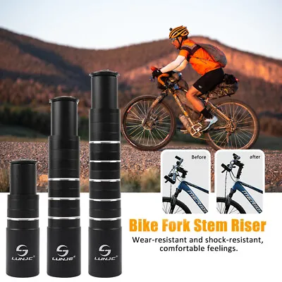 Mountain Bike Handlebar Front Fork Stem Riser Extender Extension Head Up Adaptor • $8.99